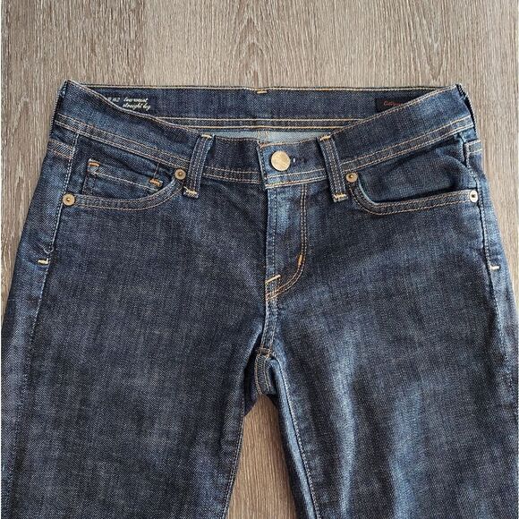 Citizens of Humanity Ava #142 Low Waist Straight Leg Stretch Jeans Sz 26 - Picture 3 of 12